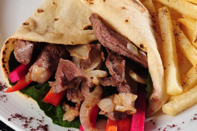 Beef Shawarma Sandwich Beef Shawarma Sandwich